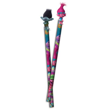 Trolls Pencil With Rubber Branch Figure Topper £0.99